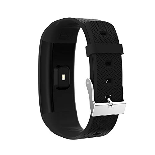 Lisin Smartwacth QW18 Smart Watch Sports Fitness Activity Heart Rate Tracker Blood Pressure Watch (Black)