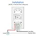 Smart Light Switch, Aicliv WiFi Light Switch Works with Alexa, Google Home and IFTTT, Requires Neutral Wire, Easy In-Wall Installation, Control Light Remotely via App, No Hub Required