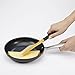 OXO Good Grips Small Flip and Fold Silicone Omelet Turner, Yellow/Black
