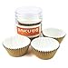 Xlloest Gold Standard Foil Cupcake Liners Baking Cups Paper 200 Pack