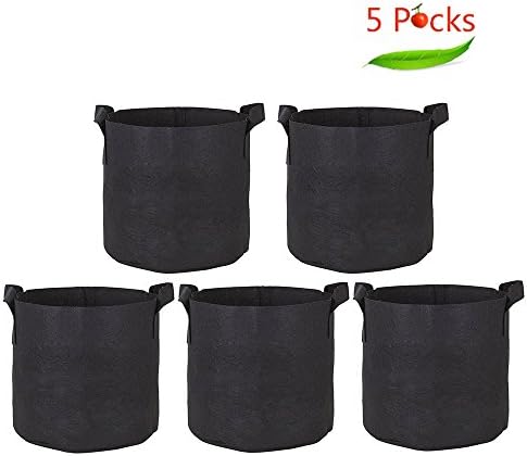 Lovedich Grow Bags 7 Gallon Garden Planting Aeration Fabric Container,Durable Fabric Grow Pots Heavy Duty Grow bags with handles Good for Harvest Planter,Eco-Friendly Grow bags for Home Gardening