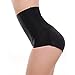 Coromose Womens Abdomen Padded Seamless Hip Enhancer Shaper Panties Underwear (XL, Black)