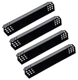 Vicool hyJ737A 4 Pack Porcelain Steel Heat Plate Replacement for Select Grill Master and Uberhaus Gas Grill Models