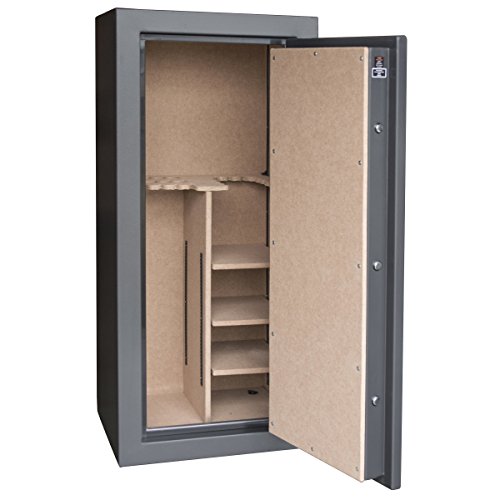 Sportsman Series Buffalo GUNSAFE28 Fire Resistant 28 Rifle Gun Safe with Electric Lock, 4.1 Cubic Feet, Black