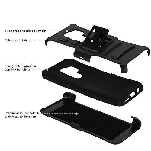 image for Beyond Cell Galaxy S9 Plus Case, Trishield Gear Hybrid Rugged Armor Bl