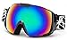 Cloud 9 Professional Adult Snow Goggles Wildcat Anti-Fog Dual Lens Wide Angle