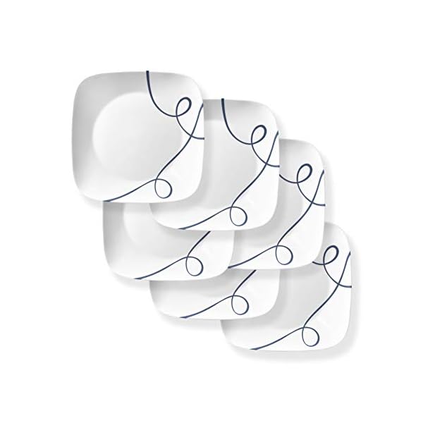 Corelle Chip Resistant Dinner Plates, 6Piece, Lia The Home Kitchen Store