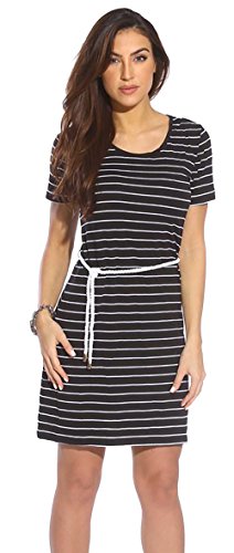 3711-L Black Just Love Summer Dresses / Short Casual Dresses
