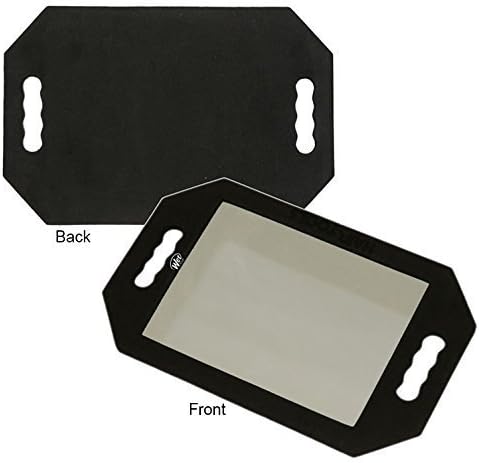 Luxor Pro Hair Dressing Salon Mirror, Wet Brush Foam Mirror Black Hairdressing Mirror