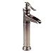 Eyekepper Vintage Style Single Control Rustic Bathroom Faucet Antique Copper Finish Bathroom Sink Faucet