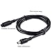 TORCHSTAR 39 Inches Interconnect Cable, Gun Safe Lighting Kit Extension Cable, Under Cabinet Light Extension Cord, LED Under Cabinet Lighting Accessories, Pack of 4