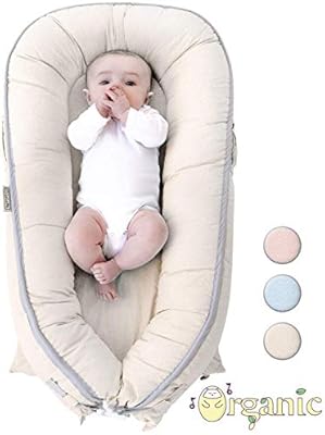 Organic Newborn Lounger Baby Snuggle Nest Portable Baby Bed