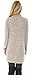 ETCYY Women's Long Sleeve Pullover Sweatshirt Button Cowl Neck Casual Tunic Tops,Gray,X-Large
