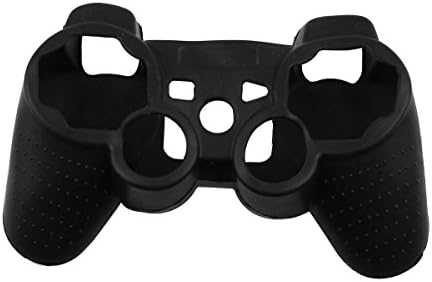 Skin Silicone Grip Cover Case for Sony PS3 Controller Playstation 3 Dualshock Wireless Game Controllers (Black)