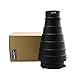 Haoge Metal Conical Snoot with Honeycomb Grid and Color Gel Filter Kit for Bowens Mount Studio Strobe Monolight Photography Flash Light