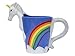 Comfify Ceramic Unicorn Coffee Mug w/Rainbow Sweet & Fantastical 3D Unicorn Design w/Magical Rainbow - Unique & Creative Mug - 16 oz.