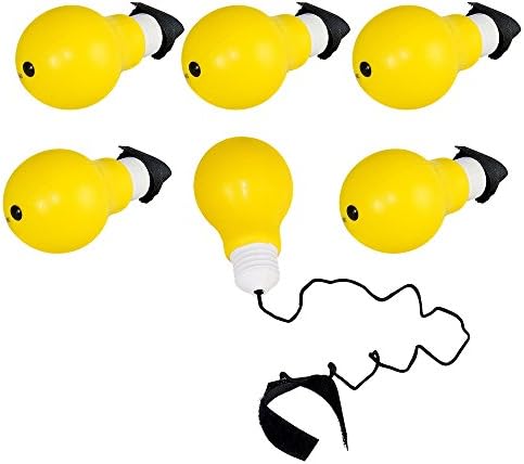 Stress Relief Toys - Light Bulb Shaped Stress Relief Toy - Bulk Stress Toys - Yo-Yo Stress Relief Toys - Stress Ball for Office, Home, School, Gym - Lot of 6