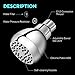 Shower Head High Pressure WarmSpray 3'' Full-Chrome Rain Showerhead with Powerful Massage/Spray Experience- The Best Rainfall Shower Heads for Low Water Pressure