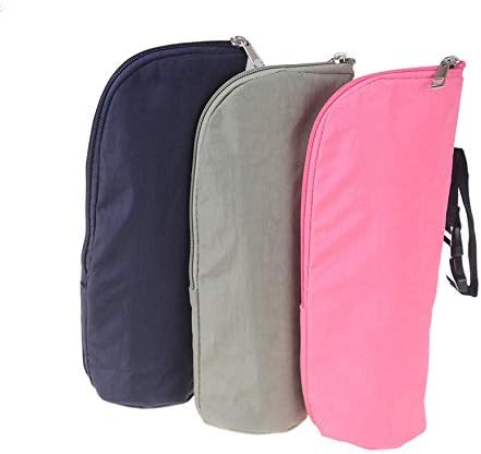 Yaoaomon Portable Infant Feeder Warmer Thermal Feeding Milk Bottle Case Hang Stroller rose red