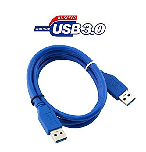USB 3.0 A Male to A/B/C Male Cable Cord 60 CM Data Wire Charger Printer Laptop Pc (A - Male) to (A -Male) - 2PCS