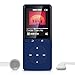 16GB MP3 Player, AGPTEK A20S Portable Music Player with FM Radio/Voice Recorder(70 Hours Playback & up to 64GB Slot) for Sport,Dark Blue
