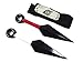 OliaDesign Konoha Leaf Village Ninja Shinobi Cosplay Headband with Red and White Ninja Weapons Props Big Kunai Plastic Toy