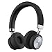 Linner NC80 Active Noise Cancelling Headphones, Bluetooth Headphones with Microphone Hi-res Audio Wireless Headphones On Ear Touch Controls with 34H Playtime for Travel Work Gaming- Black