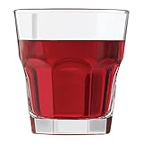 Set of 6 Libbey 15242 Gibraltar DuraTuff 9 oz Rocks Glass w/Signature Party Picks