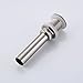 KES Pop Up Drain Stopper for Bathroom Vessel Vanity Sink Without Overflow, Brushed Nickel S2007D-BN