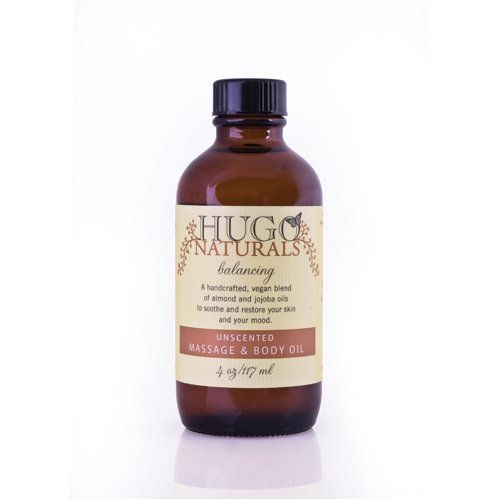 Unscented Massage & Body Oil, 4 oz (117 ml) by Hugo