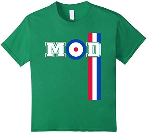 Kids MOD 3 STRIPES - 3 Stripes Skin - Mod Tees 10 Kelly Green