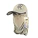 ICOLOR UPF 50+Light Weight Sun Hat Cap Quick Drying Removable Neck Flap Cover & Face Protection,Waterproof Sun Protection Hats for Backpacking,Hiking,Fishing,Cycling ,Camping & Outdoor Activities