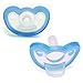 JollyPop Pacifiers PREEMIE Size FOR PREMATURE OR SMALL FULL TERM BABY'S Blue Natural Scent (2 Count)