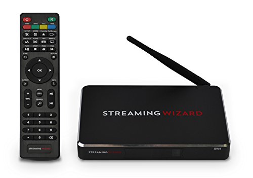 Streaming Wizard SW4 High End Media Box - Pre-Loaded, Content Ready. FREE Thousands of Current Movies, Up to Date Premium and Classic TV Series, Live Sports, News, Web Browser, Games, Skype and More!