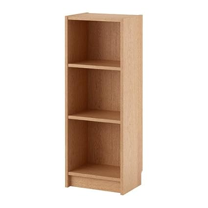 High Quality Adjustable Shelves 40x28x106 Cm Oak Veneer Billy