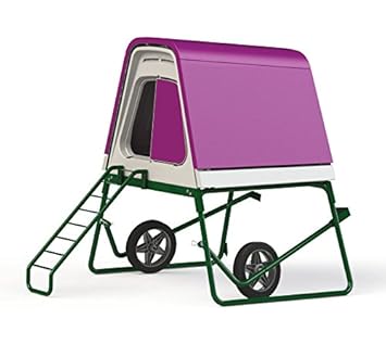 Omlet Poulailler Eglu Go Up Avec Roues Et Accessoires Violet