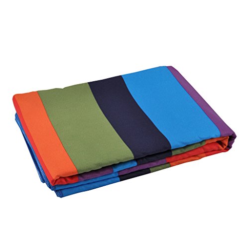 image for Rainleaf Microfiber Rainbow Towel. Perfect Beach & Travel Towel. Fast 