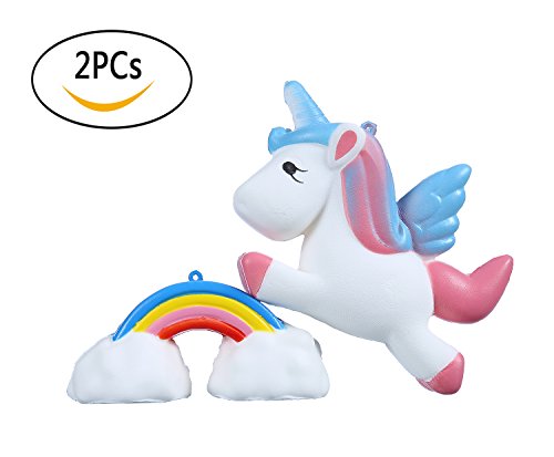 squishy unicorn rainbow