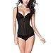 WONDER-BEAUTY Latex Waist Trainer Corset Waist Cincher Vest Body Shaper,Black-Adjustable Vest,XXX-Large
