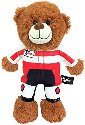 GabiToy MotoGP Plush Bear Racing Suit, Red, One Size