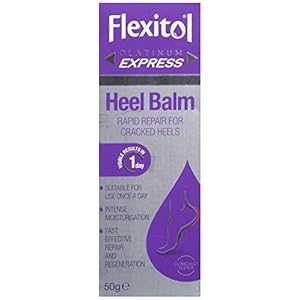 Flexitol Platinum Express Heel Balm, Rapid Repair for Cracked Heels and Dry Feet – 50 g
