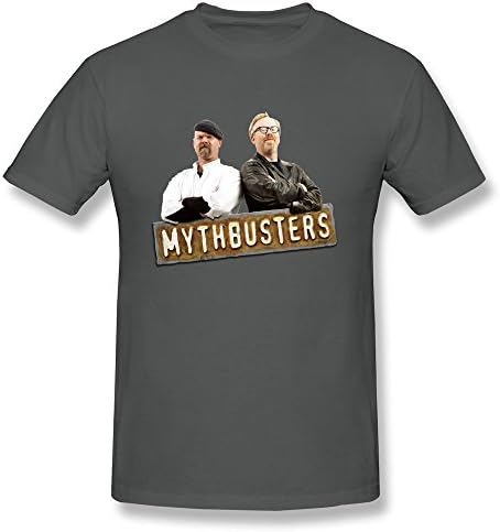 HAOJIA Men's Mythbusters T-shirt L DeepHeather