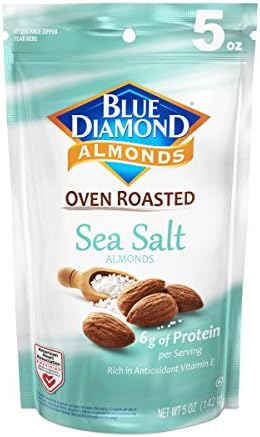 Blue Diamond Almonds, Oven Roasted Sea Salt, 5 Ounce