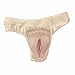 Camel Toe Control Panty Fake Vagina for Crossdresser Transgender Crossdresser B4 (S, Thong Begie)
