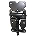 ZEKOO Stainless Steel Vinyl Fence Gate kit, Self Closing Gate Hinges and Latch, Rust Proof, Use for Vinyl Fence Gate and Wood Fences Gate, Heavy Duty 1 Gate Latch 2 Gate Hinges (Black)