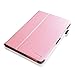 Fintie Premium PU Leather Cover for 10.1 Inch Tablet Inclu. iRULU eXpro X1s / X1 Plus 10.1, Dragon Touch A1 / A1X Plus 2016 Edition, ValuePad VP112 (Check Compatible List Below), Pink
