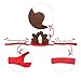 HBuir Pet Reindeer Santa Hat Christmas Costume Antlers Head Wear for Dog