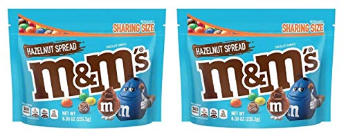 M&M's Hazelnut Spread Chocolate Candys 8.30 Oz Sharing Size (2)