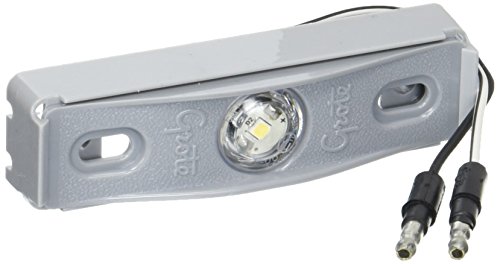 Grote 60711 MicroNova Dot LED License Light (with Adaptor Bracket Kit (60661 + 43780))