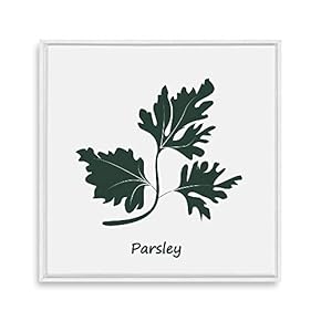 Framed Canvas Wall Art for Living Room, Bedroom Nordic Style Plants Theme Canvas Prints for Home Decoration Ready to Hang - 16x16 inches